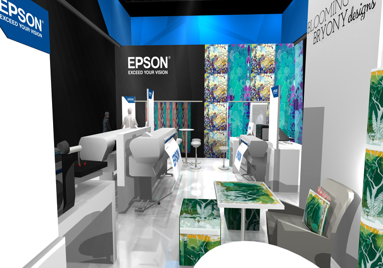 Epson booth at Heimtextil 2015